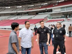 Semringah, Mesut Ozil Kunjungi Stadion Utama Gelora Bung Karno Bersama Anies Baswedan